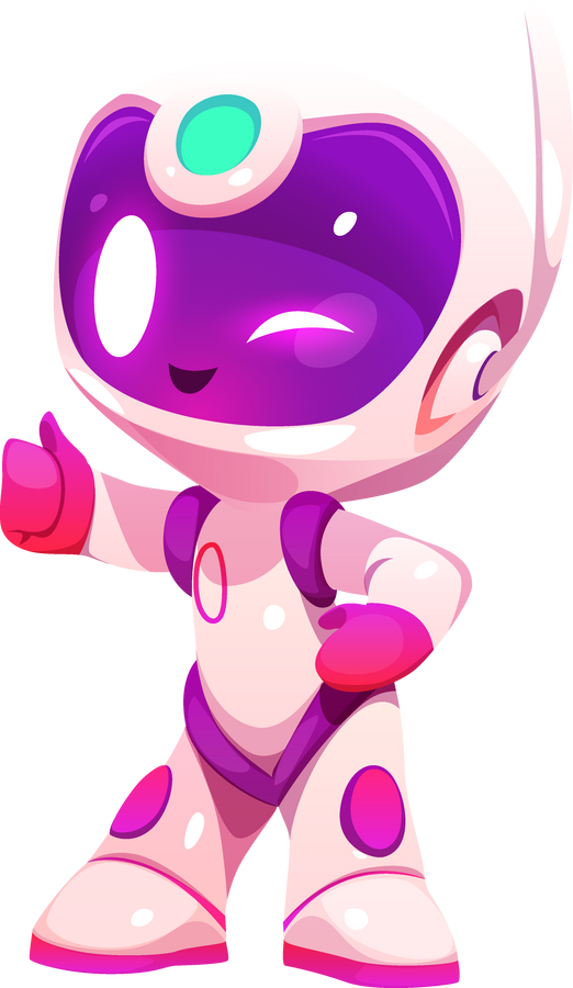 Cute Robot Wink